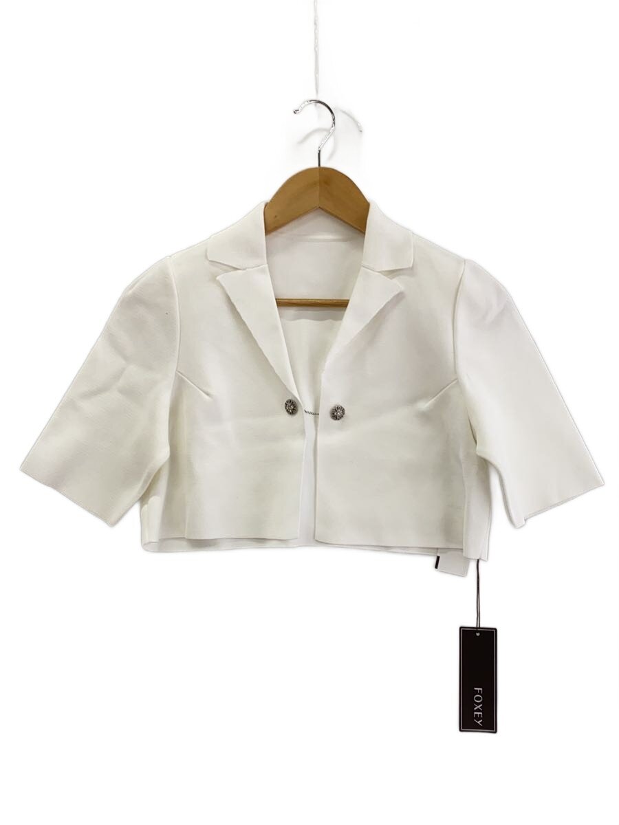 【中古】FOXEY◆上衣/40/綿織物/WHT/37110-KSJFN451L0//【レディース御召しもの】