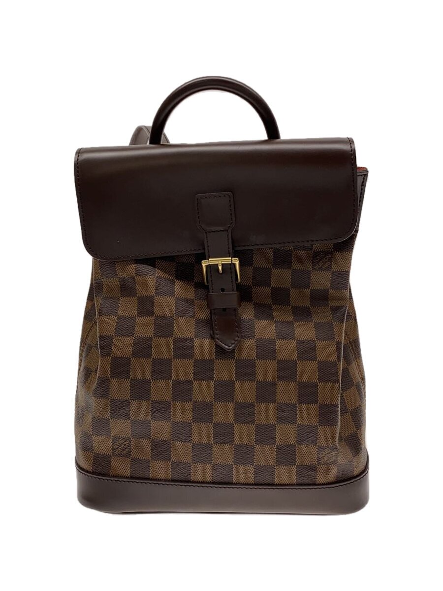 【中古】LOUIS VUITTON◆ソーホー_ダミエ・エベヌ_BRW/PVC/BRW【バッグ】｜2ｎｄ STREET 店