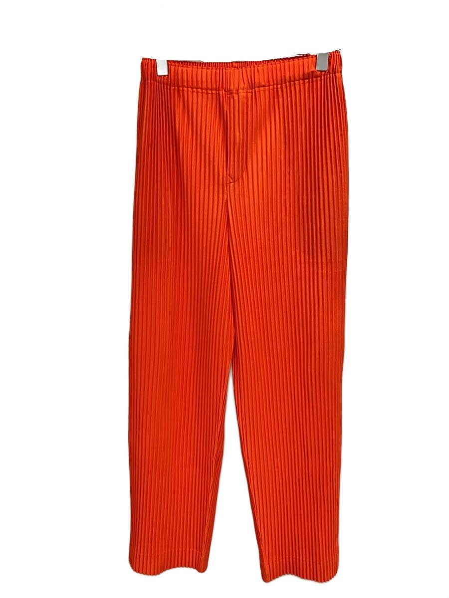 【中古】HOMME PLISSE ISSEY MIYAKE◆ボトム/1/ポリエステル/ORN/無地/HP33JF109【メンズウェア】|2nd STREET 店