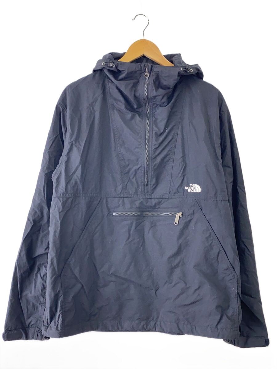 【中古】THE NORTH FACE◆COMPACT ANORAK_コンパクトアノラック/L/ナイロン/BLK【メンズウェア】|2nd STREET 店