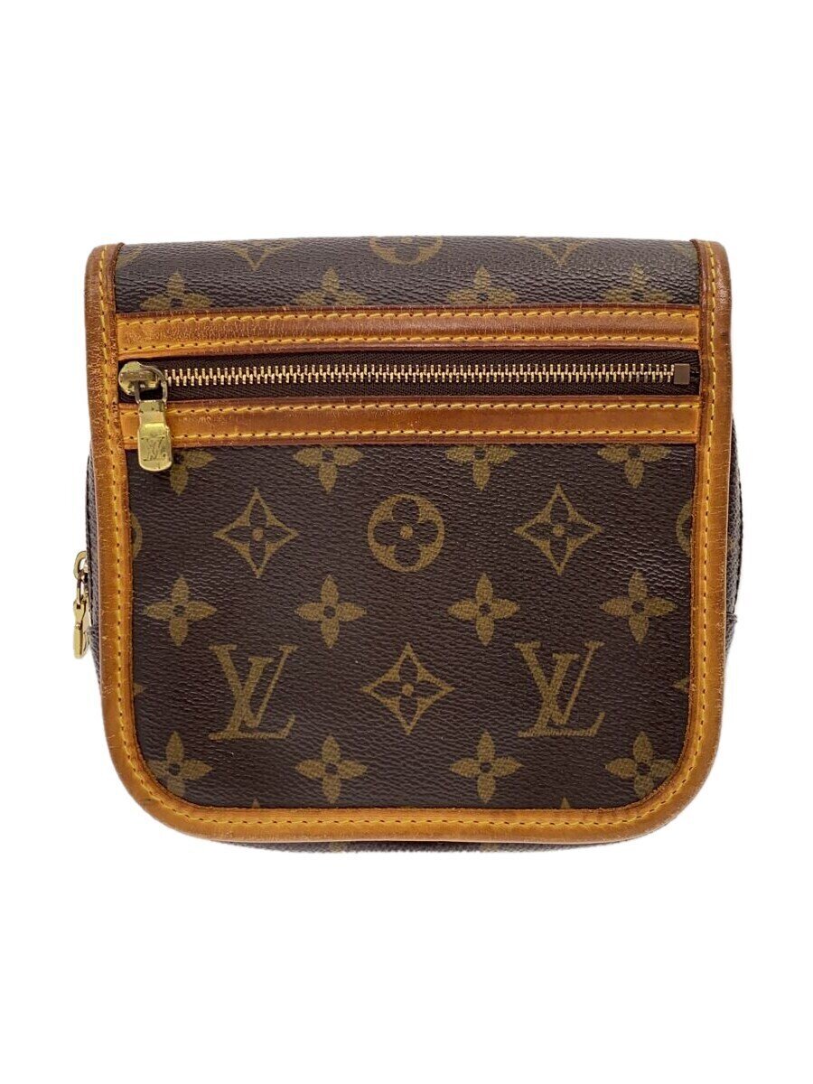 【中古】LOUIS VUITTON◆バムバッグ・ボスフォール_モノグラム・帆布/PVC/BRW/モノグラム【御徒面子】