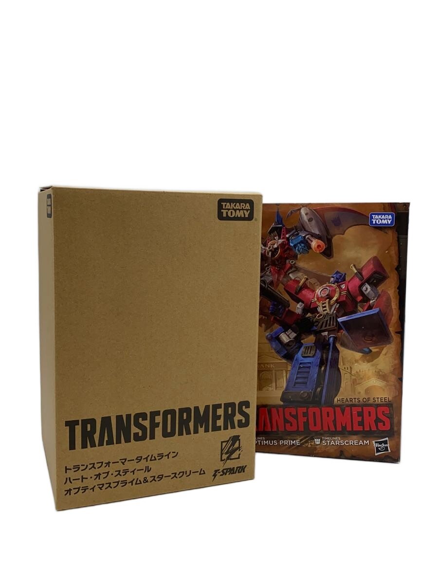 【中古】TAKARA TOMY◆ハート・オブ・スティール オプティマスプライム&スタースクリーム/トランスフォーマー【ホビー】