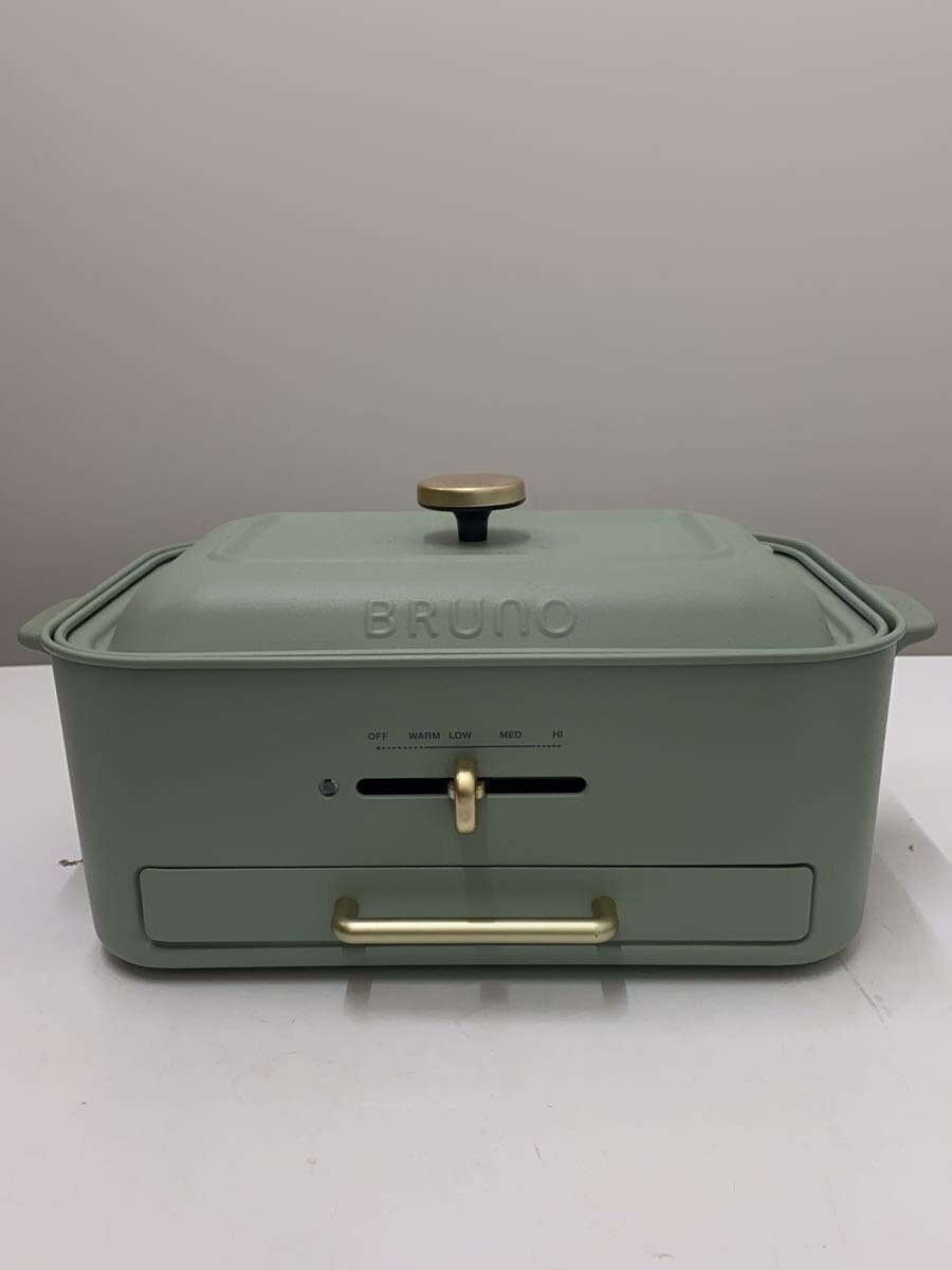 【中古】BRUNO◆23年製コンパクトグリルホットプレート BOE109【家電・ビジュアル・オーディオ】