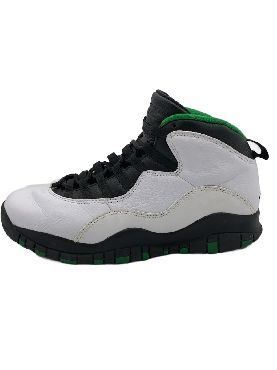 【中古】NIKE◆AIR JORDAN 10 RETRO/エアジョーダン10レトロ/白いこと/310805-137/26.5珊/WH【シューズ】