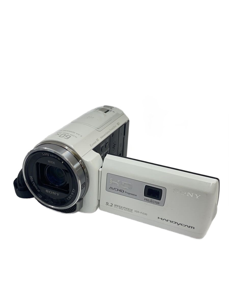 【中古】SONY◆ビデオカメラ HDR-PJ540 (W) [ホワイト]【カメラ】