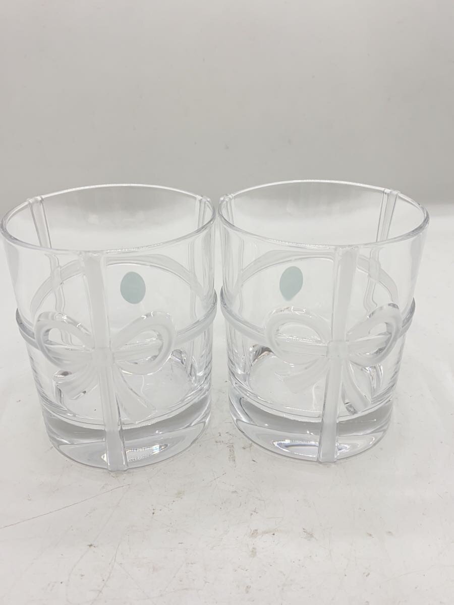 【中古】TIFFANY&Co.◆ロックグラス/2点セット/CLR【キッチン用品】