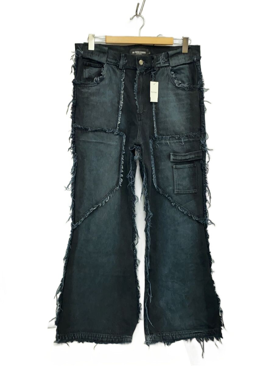 【中古】NO/FAITH STUDIOS◆ボトム/L/コットン/BLK【メンズウェア】|2nd STREET 店