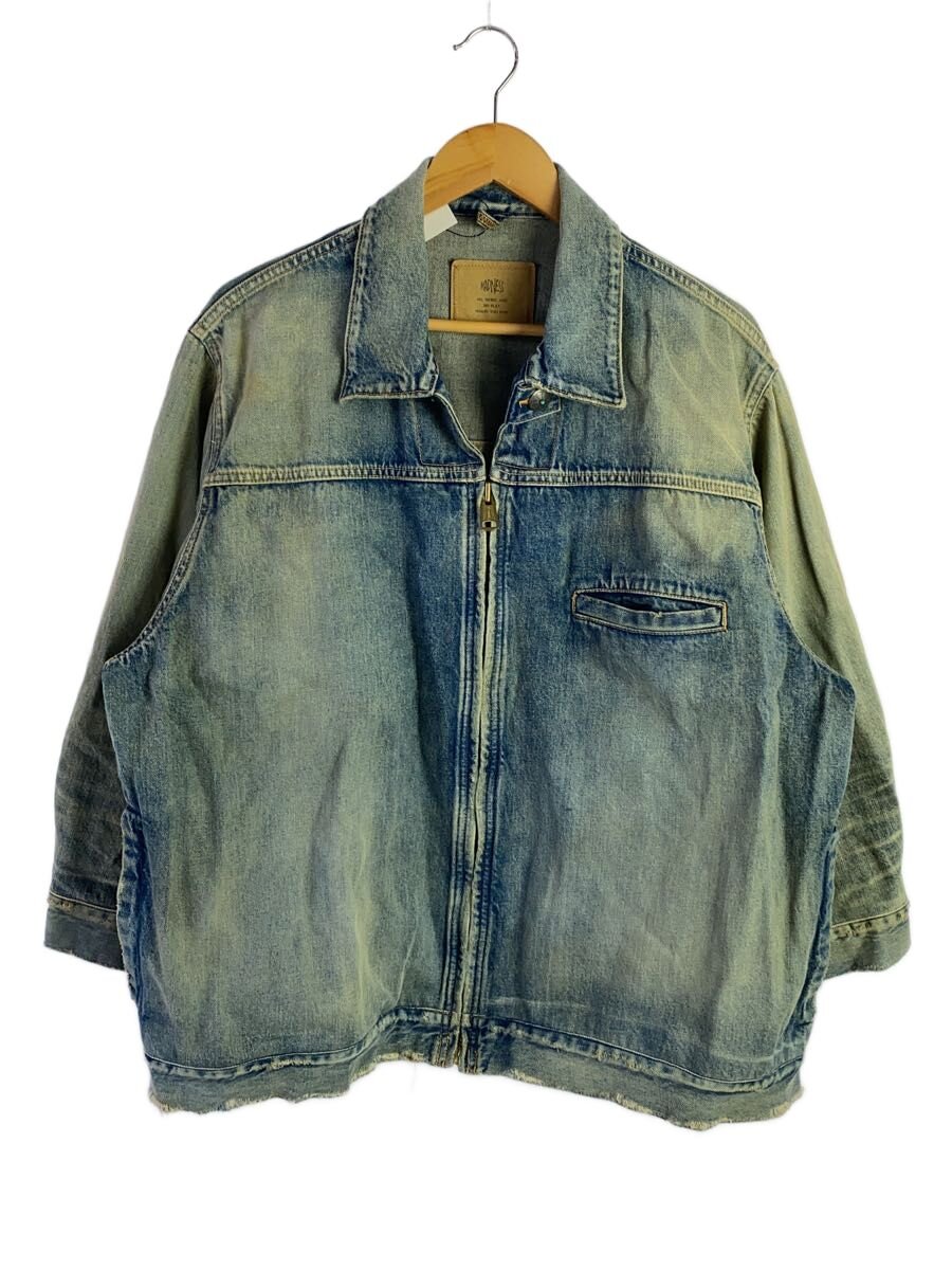 【中古】MADNESS◆Gジャン/XL/綿織物/IDG/無地/23SS-JKT-DNM-JDN1-D001【メンズウェア】
