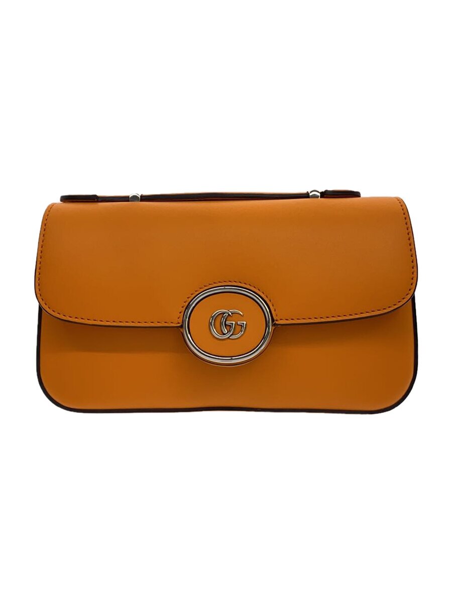 【中古】GUCCI◆ショルダーバッグ_ダブルG/レザー/ORN/無地/739722//【バッグ】｜2ｎｄ STREET 店