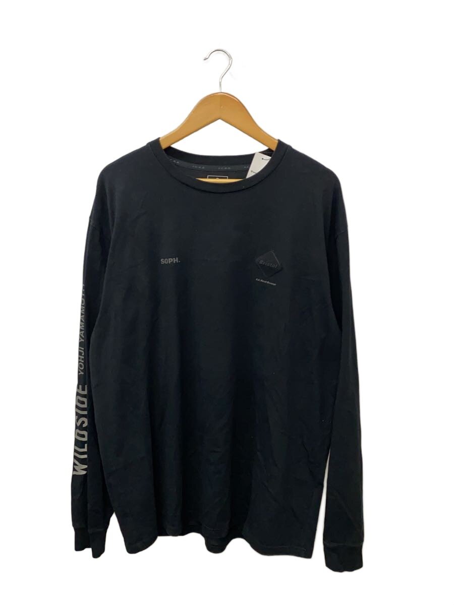 【中古】F.C.R.B.(F.C.Real Bristol)◆23AW/L/S TEAM EMBLEM TEE/L/綿織物/黒いこと/FCRB-232130【メンズウェア】