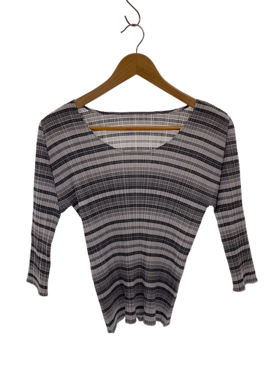 【中古】PLEATS PLEASE ISSEY MIYAKE◆長袖カットソー/--/ポリエステル/チェック/pp81-jk571【レディースウェア】｜2ｎｄ STREET 店