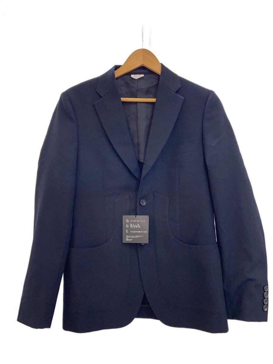 【中古】COMME des GARCONS HOMME DEUX◆25SS/ウールカルゼシャンブレー/テーラードジャケット/S/羊毛/黒いこと/無地/DO-J027【メンズウェア】