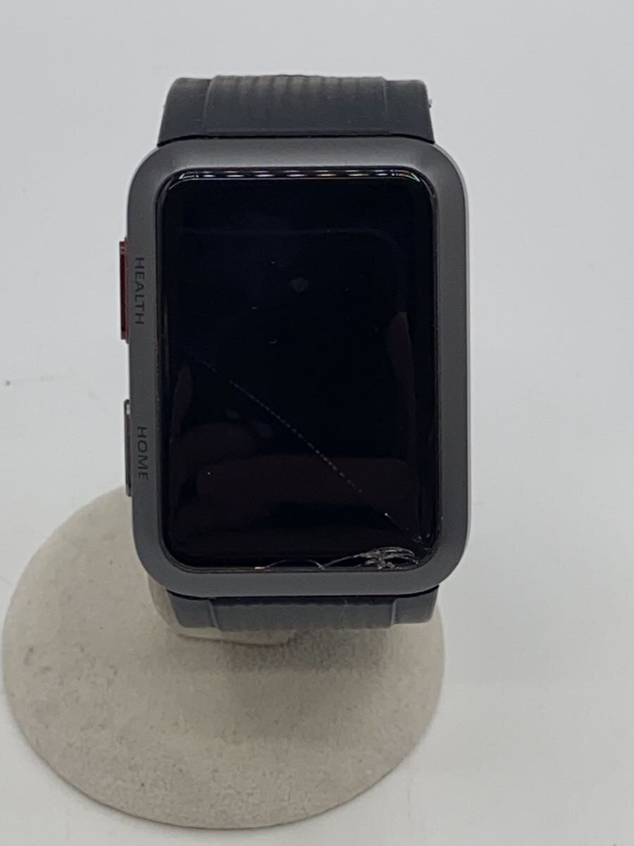【中古】Huawei◆スマートウォッチ/デジタル/天然ゴム/BLK/BLK/MLY-B10【服飾雑貨他】