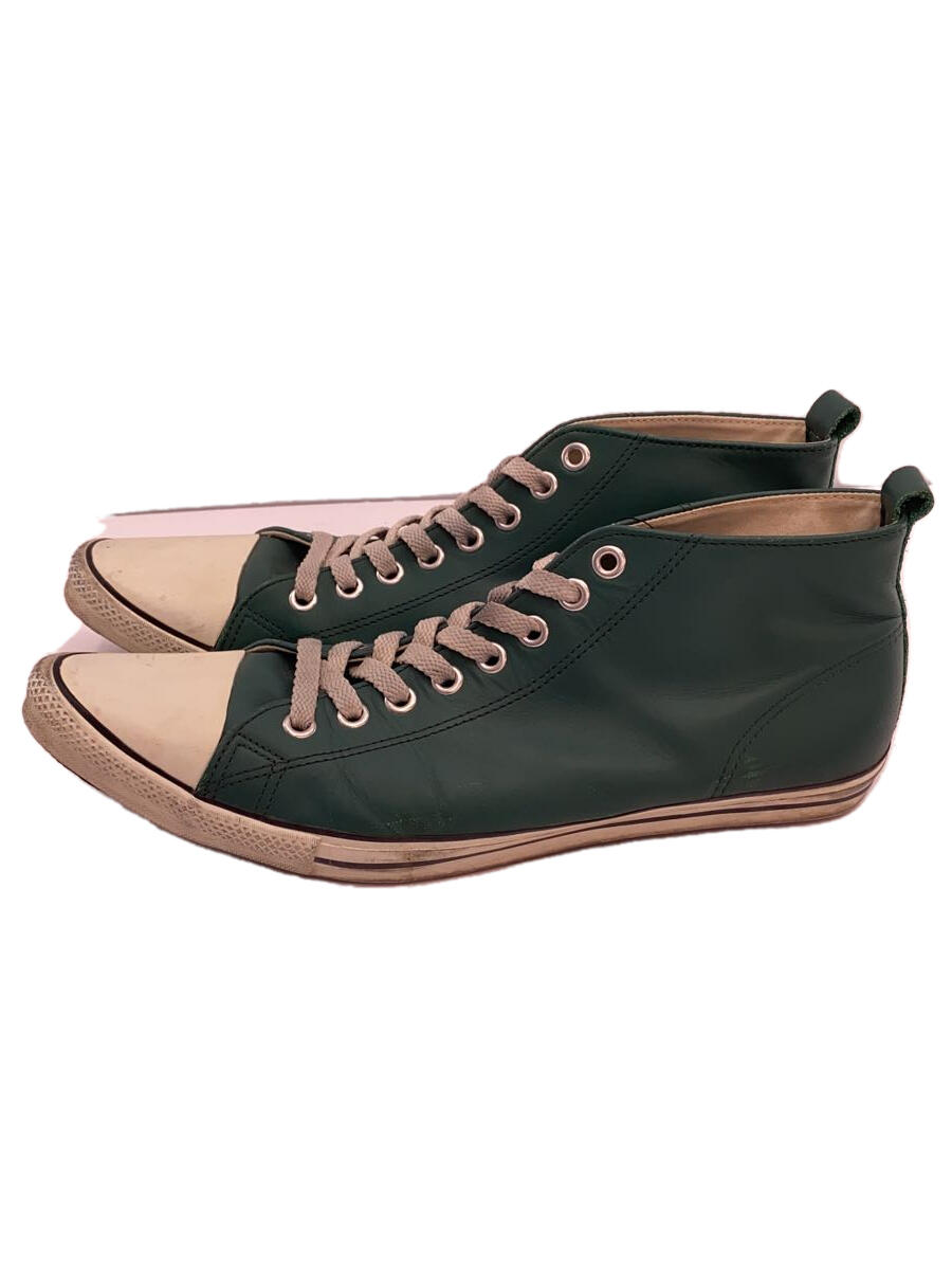 【中古】LOVELESS◆ハイカットスニーカー/--/GRN/レザー【シューズ】画像