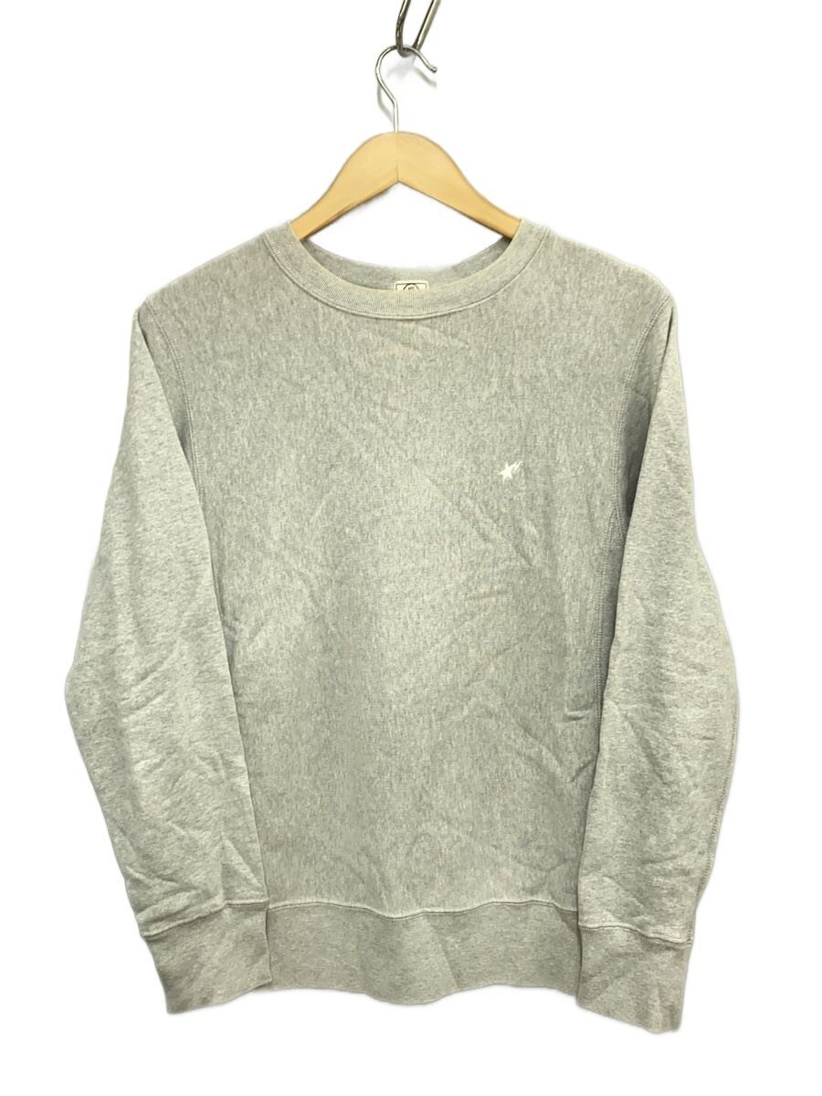 【中古】A BATHING APE◆90s/すべり出し/流汗/XS/綿織物/GRY【メンズウェア】
