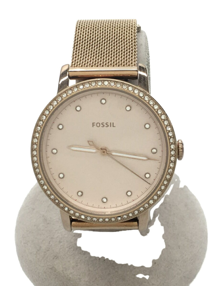 若者の大愛商品 FOSSIL QUARTZ NEELY DONNA SOLO TEMPO ANALOG PINK GOLD ES4364 その他