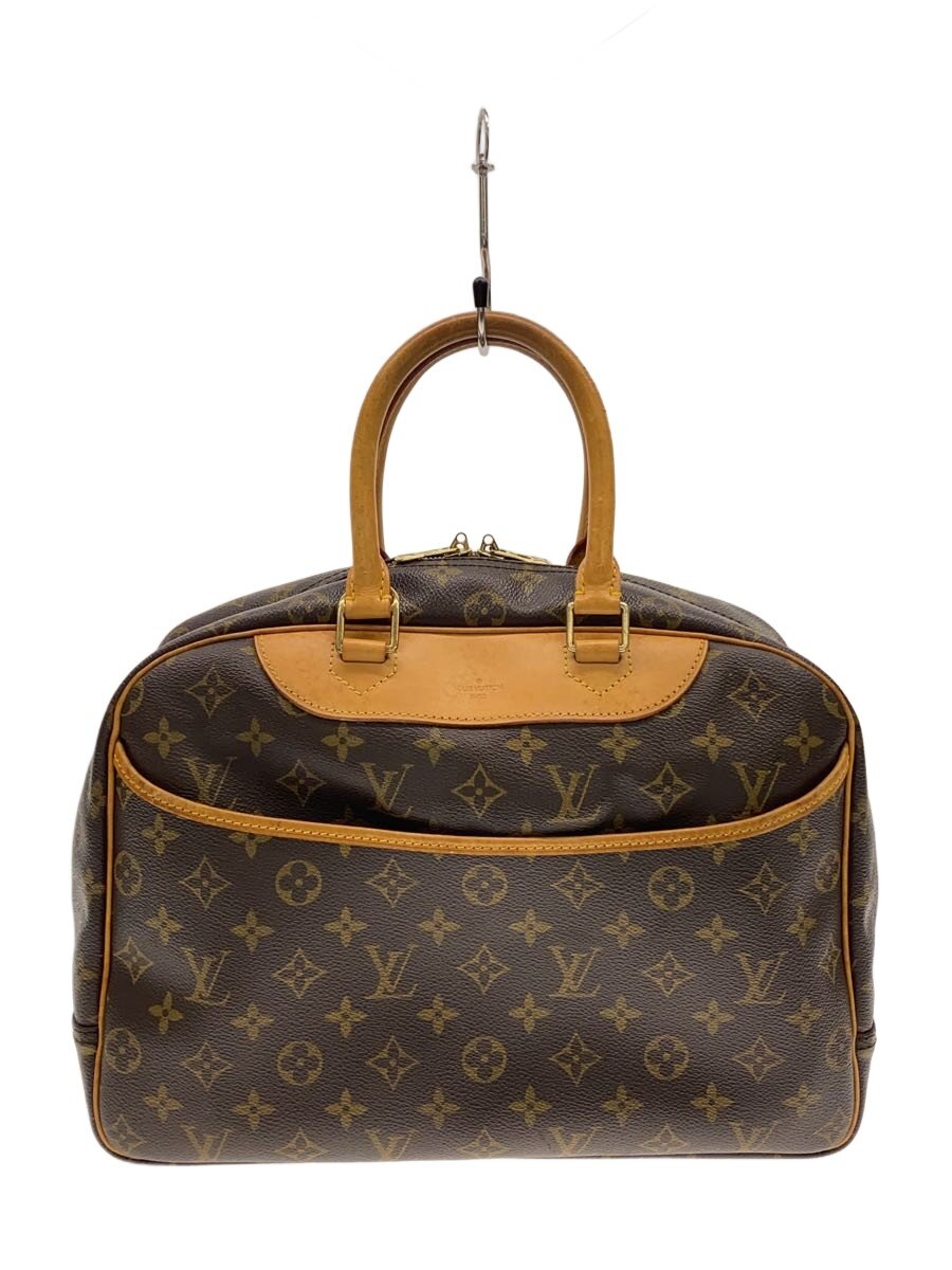 【中古】LOUIS VUITTON◆2)ボーリング・ヴァニティ(ドーヴィル)_モノグラム・キャンバス/PVC/BRW/総柄【バッグ】｜2ｎｄ STREET 店