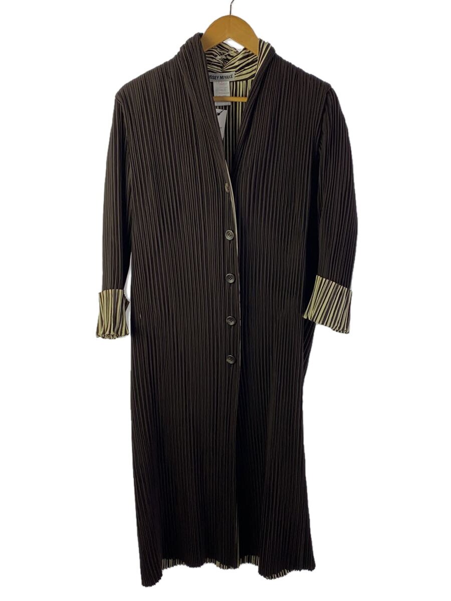 【中古】ISSEY MIYAKE◆プルオーバー衣裳/M/ポリエステル/BRW/IM84-FA601【レディース御召しもの】