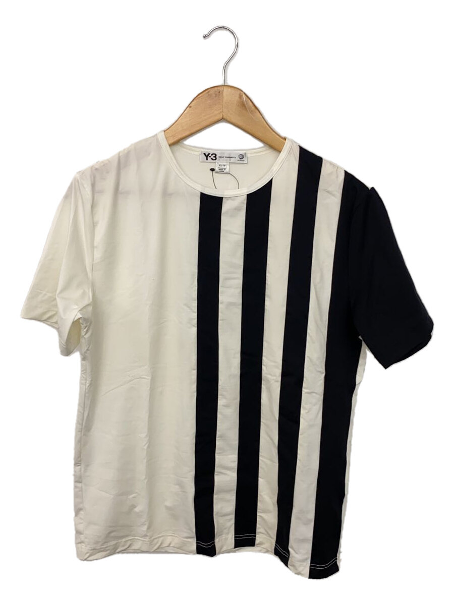 【中古】Y-3◆00s/3縞模様/プルオーバー/XS/ナイロン/WHT/656388//【メンズウェア】