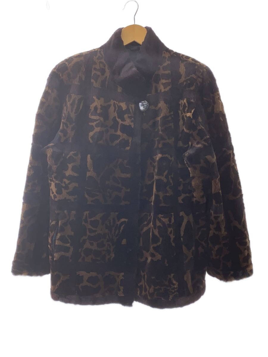 【中古】ミンクファーコート/FREE/毛革/BRW/毛の荒物【レディース御召しもの】