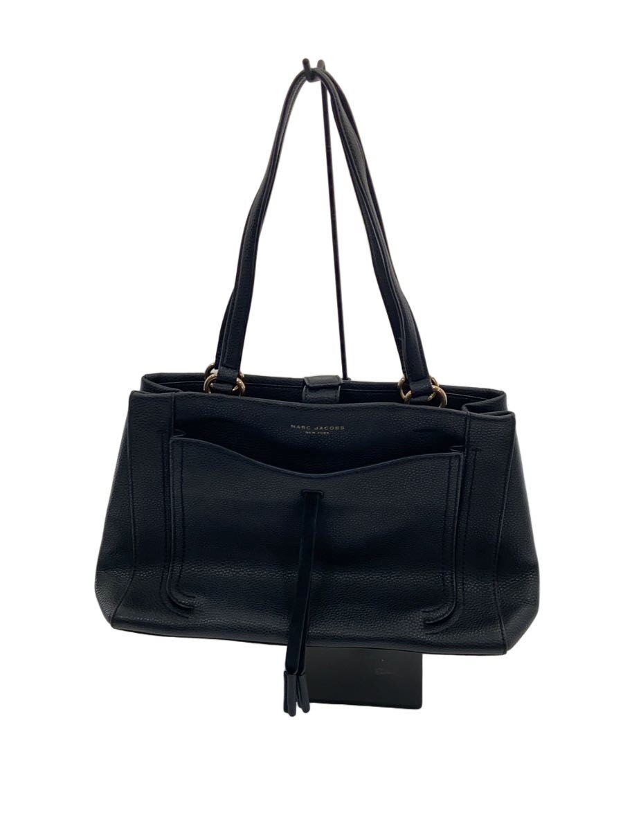 【中古】MARC JACOBS◆トートバッグ/なめし革/BLK【御徒面子】