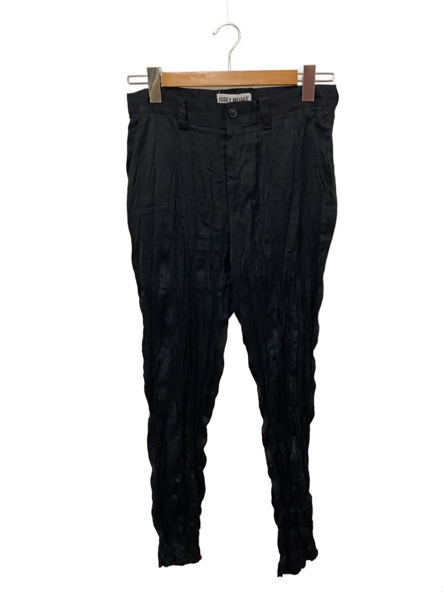 【中古】ISSEY MIYAKE◆筋目ズボン下/M/--/BLK/IM72-FF618【レディースお召しもの】