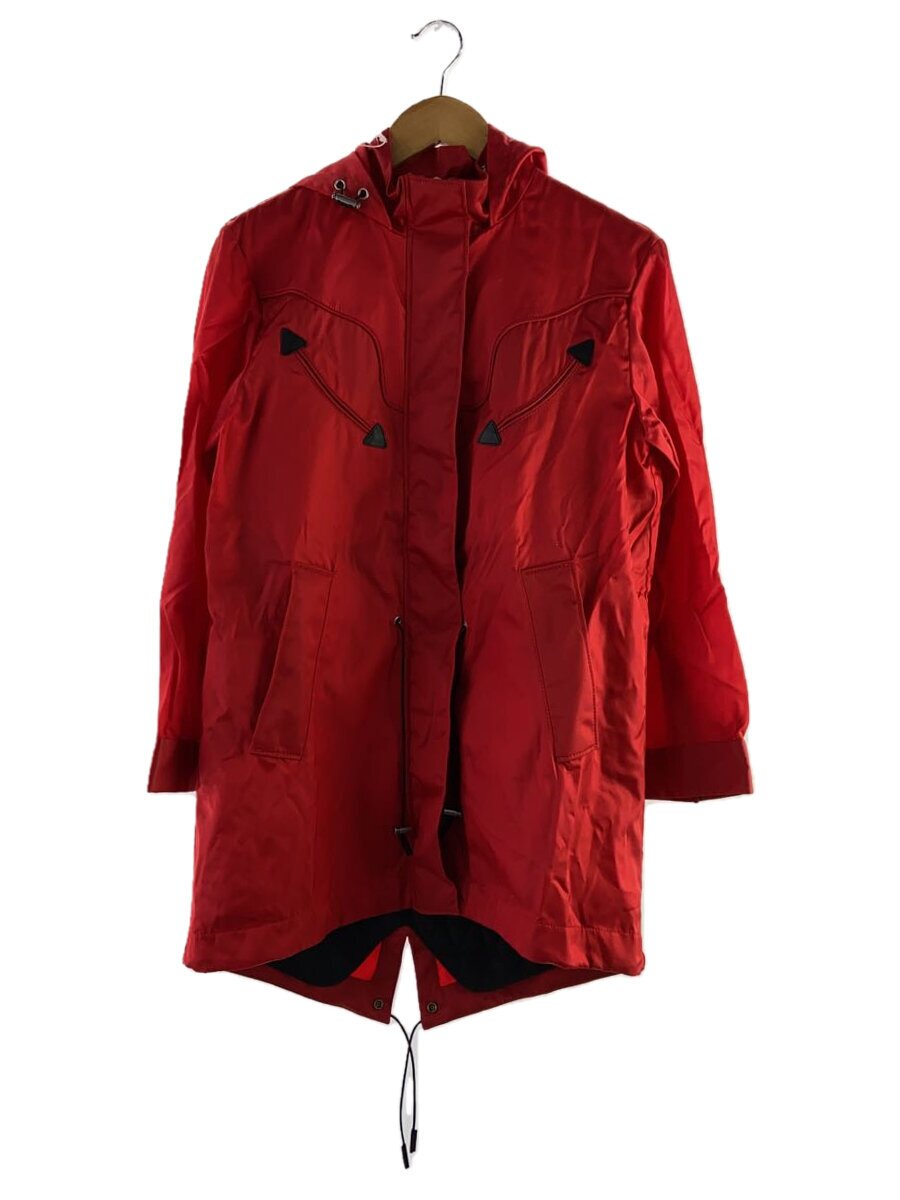 【中古】COACH◆キルティングライナーコート/2/ナイロン/RED/58199【レディース御召しもの】