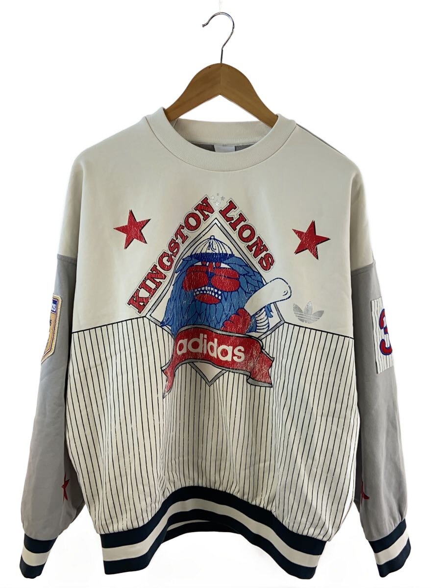 【中古】adidas◆汗水/--/綿織物/CRM/無地【メンズウェア】