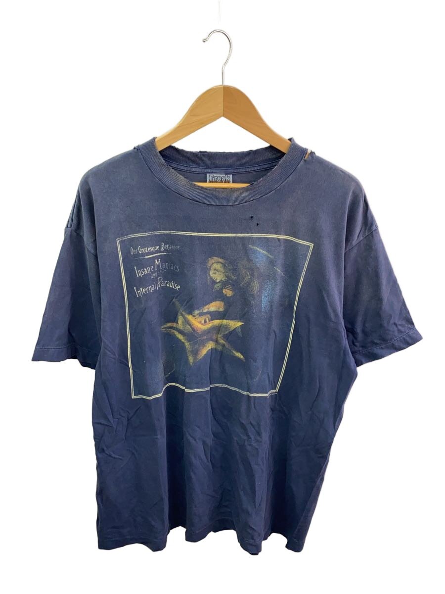 【中古】SAINT MICHAEL◆プルオーバー/L/綿織物/BLU/刷り上げる/SM-YS1-0000-C03//【メンズウェア】