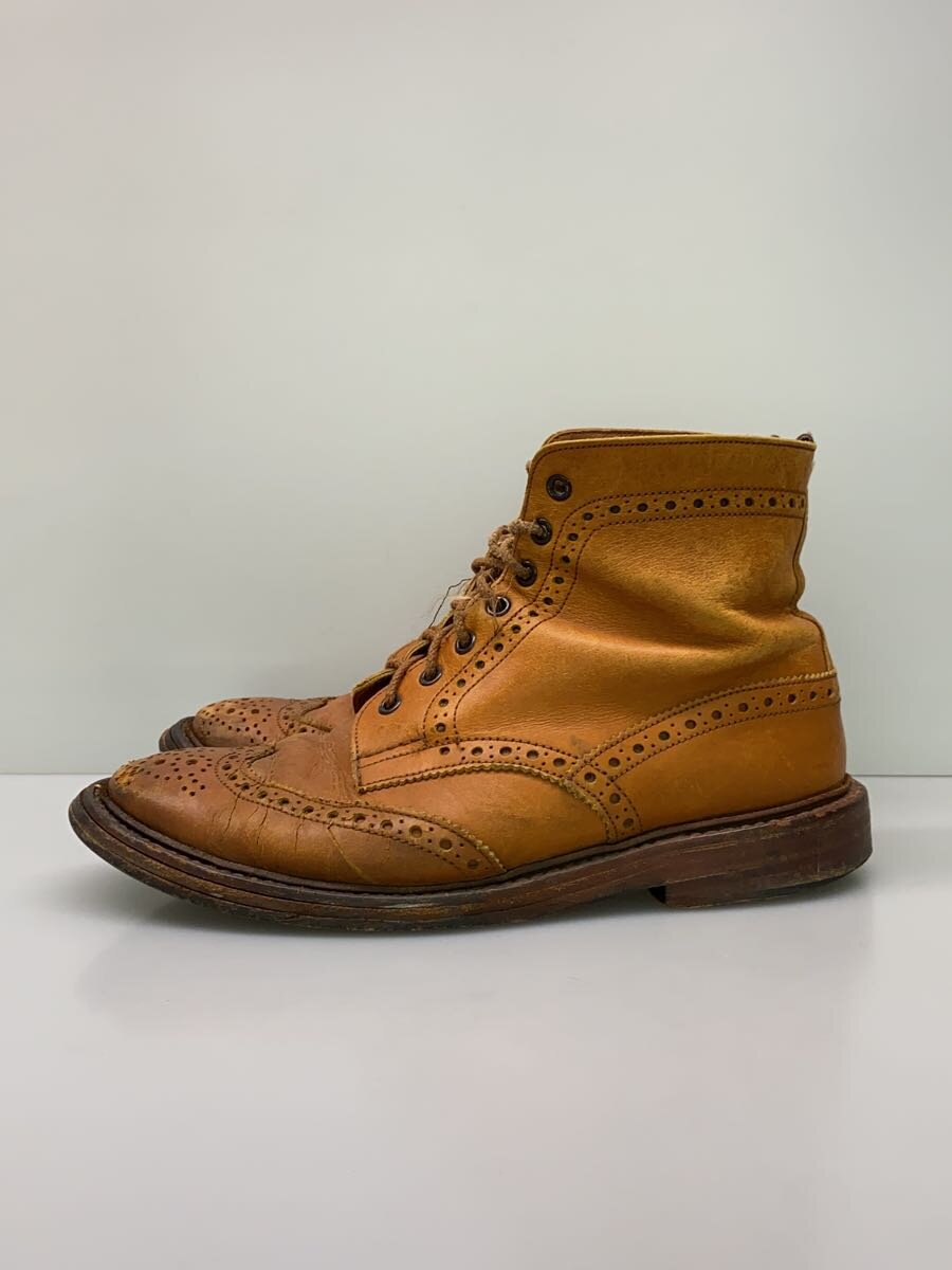 【中古】Tricker’s◆レースアップブーツ/UK8.5/BRW/m5633/当て嵌める感有/心魂減//【シューズ】