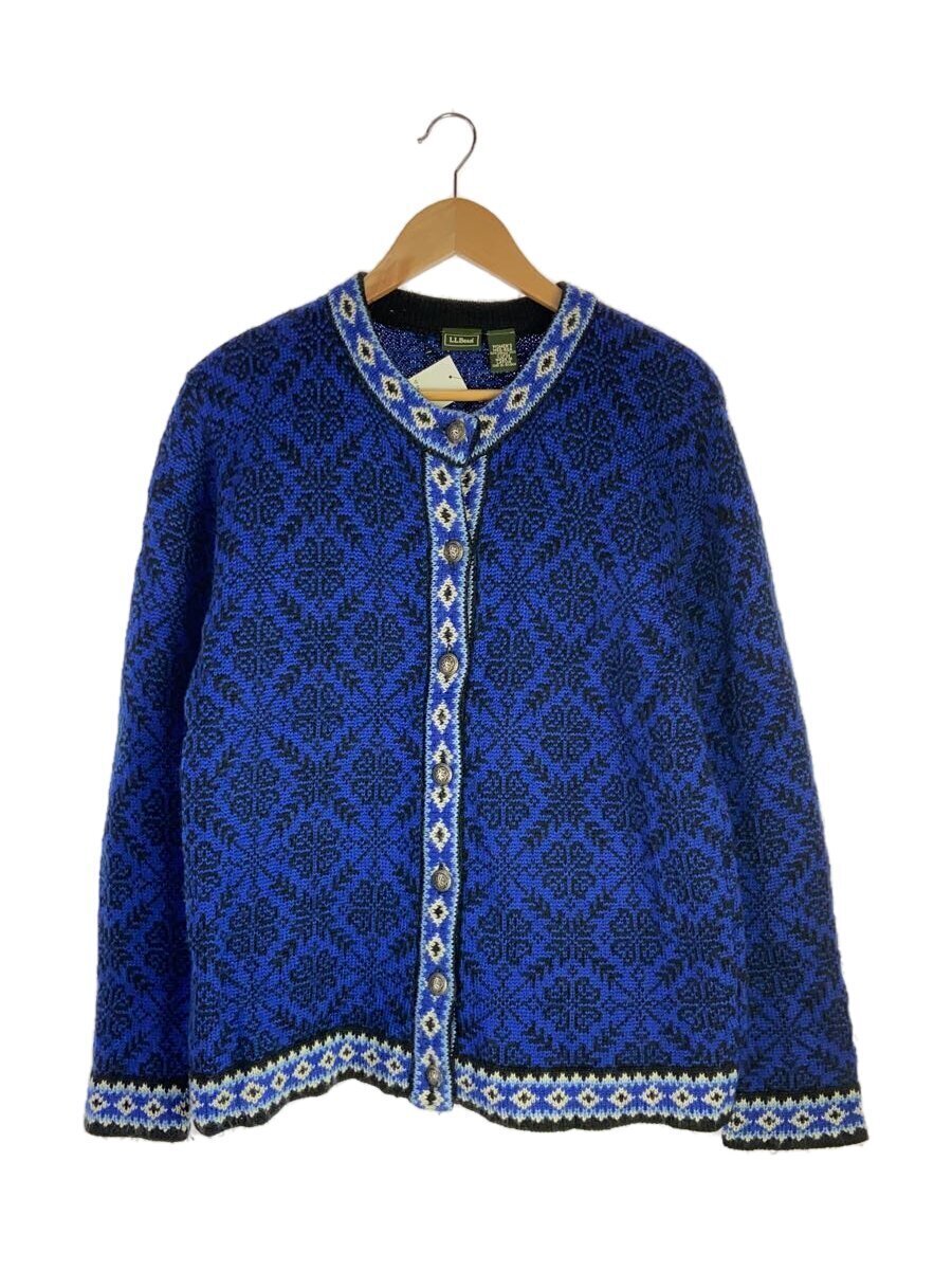 【中古】L.L.Bean◆ジレー(薄っぺら)/--/羊毛/BLU【メンズウェア】