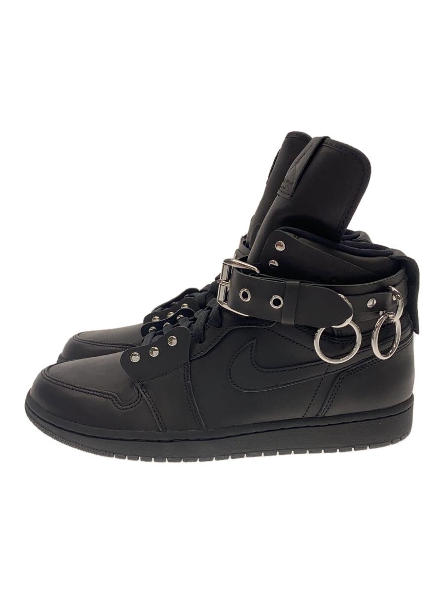 【中古】NIKE◆AIR JORDAN 1 HI STRAP SP-C/エアジョーダンハイストラップ/黒いこと/28糎/BLK//【シューズ】