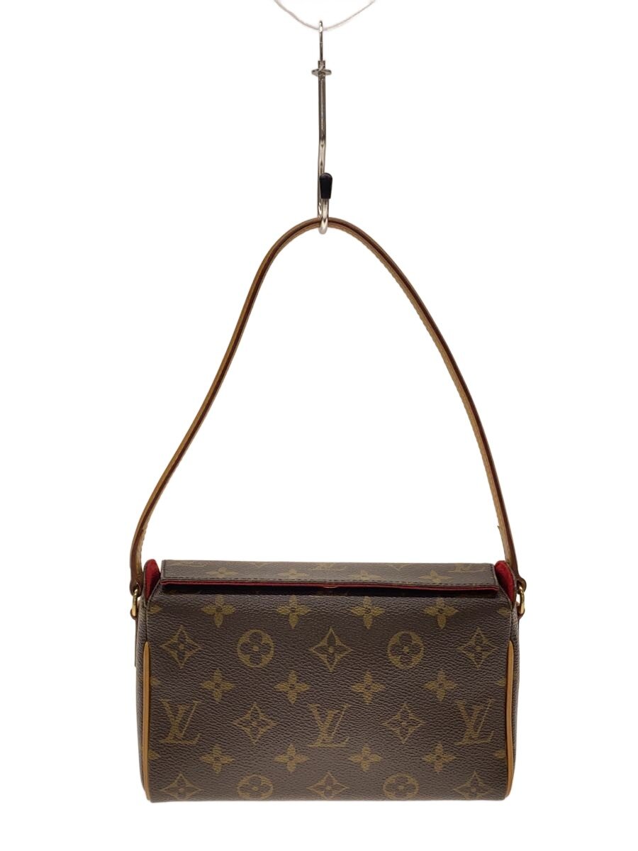 【中古】LOUIS VUITTON◆レシタル_モノグラム・帆布/PVC/BRW【御徒面子】
