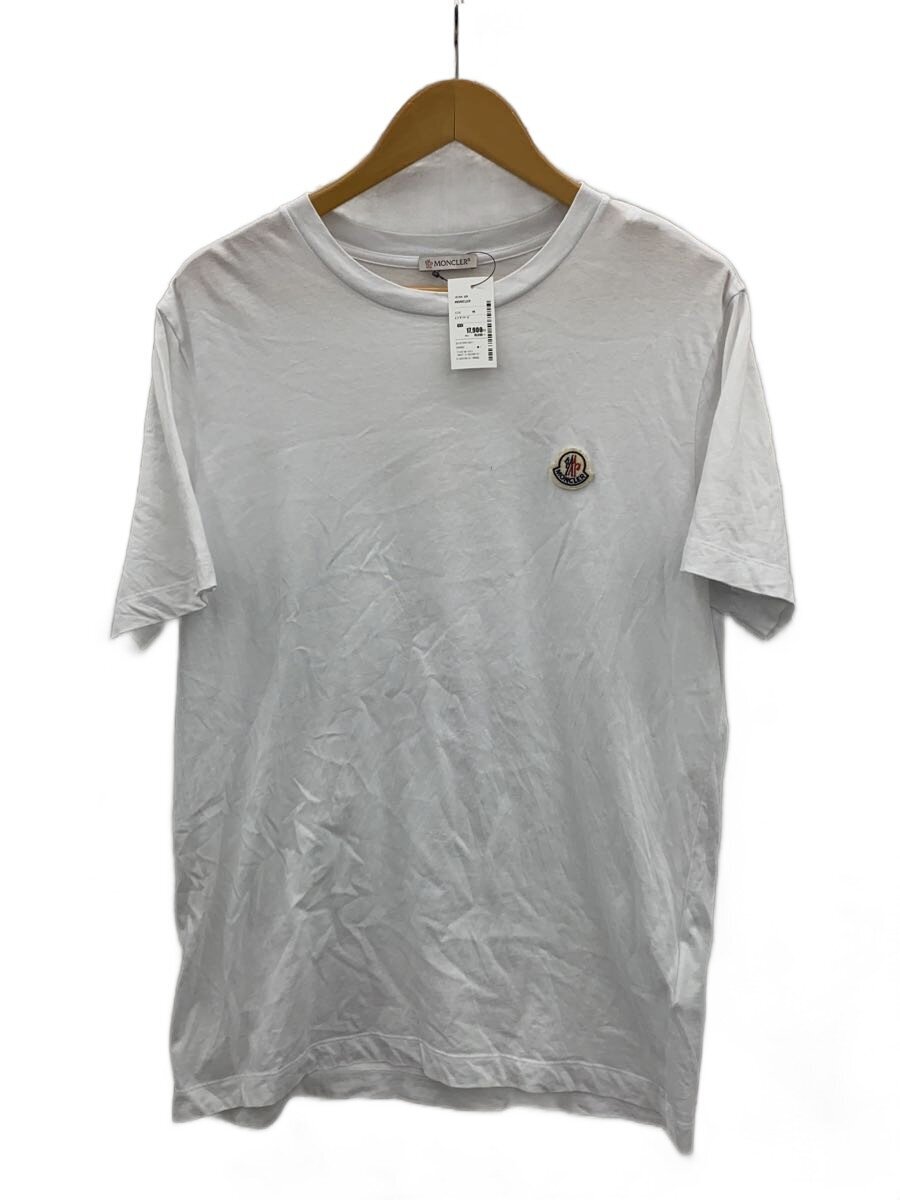 【中古】MONCLER◆Tシャツ/M/コットン/WHT/C-SCOM-21-36905【メンズウェア】|2nd STREET 店