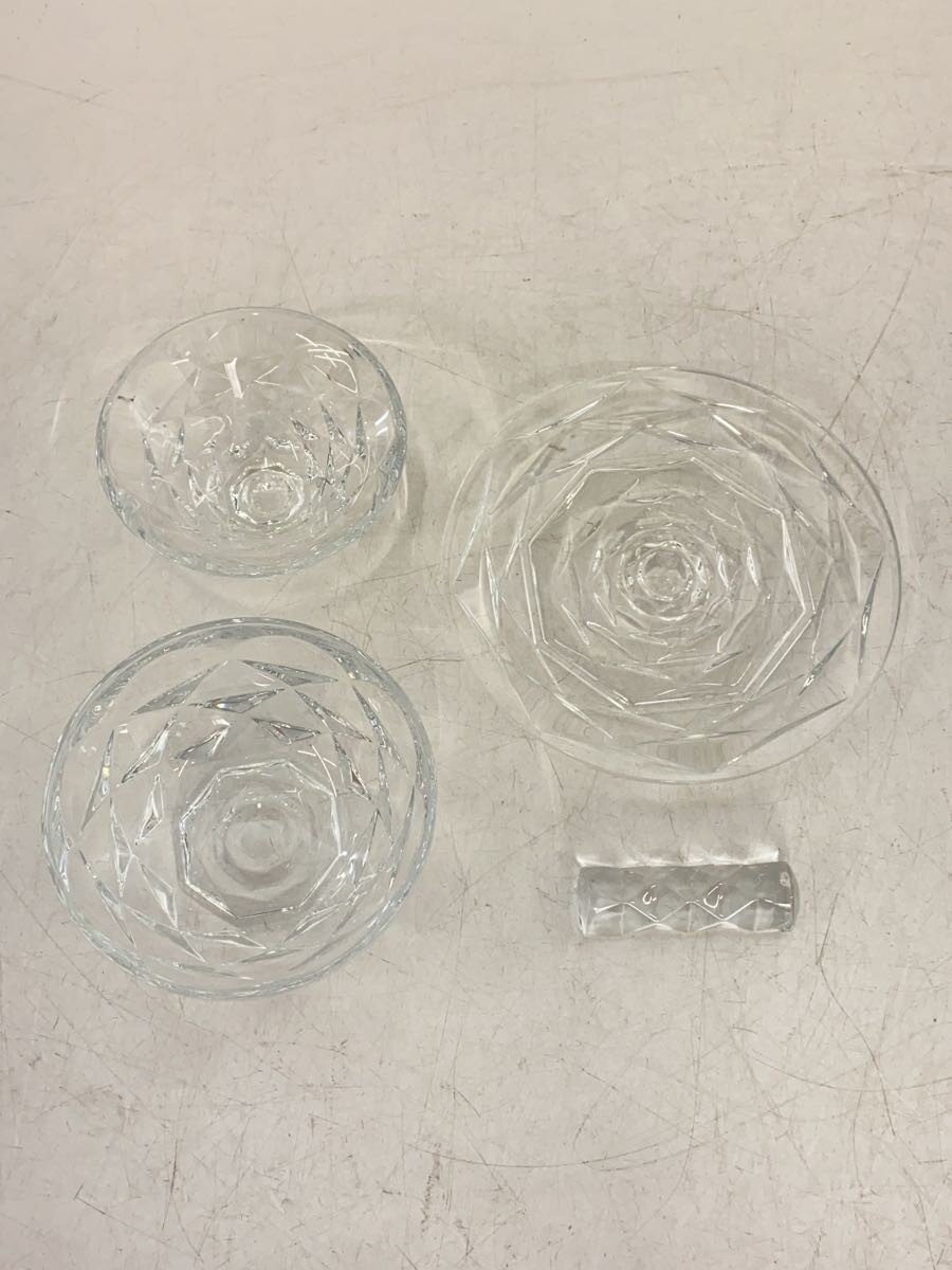 【中古】Baccarat◆一皿/4点書き割り/CLR//【勝手もと装置】