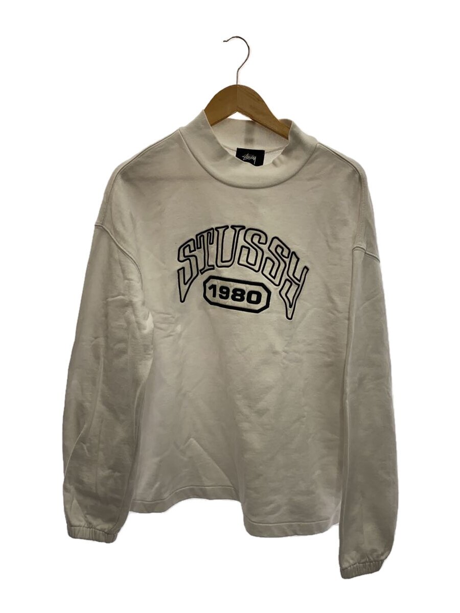 【中古】STUSSY◆汗水/M/綿織物/WHT/218098【メンズウェア】