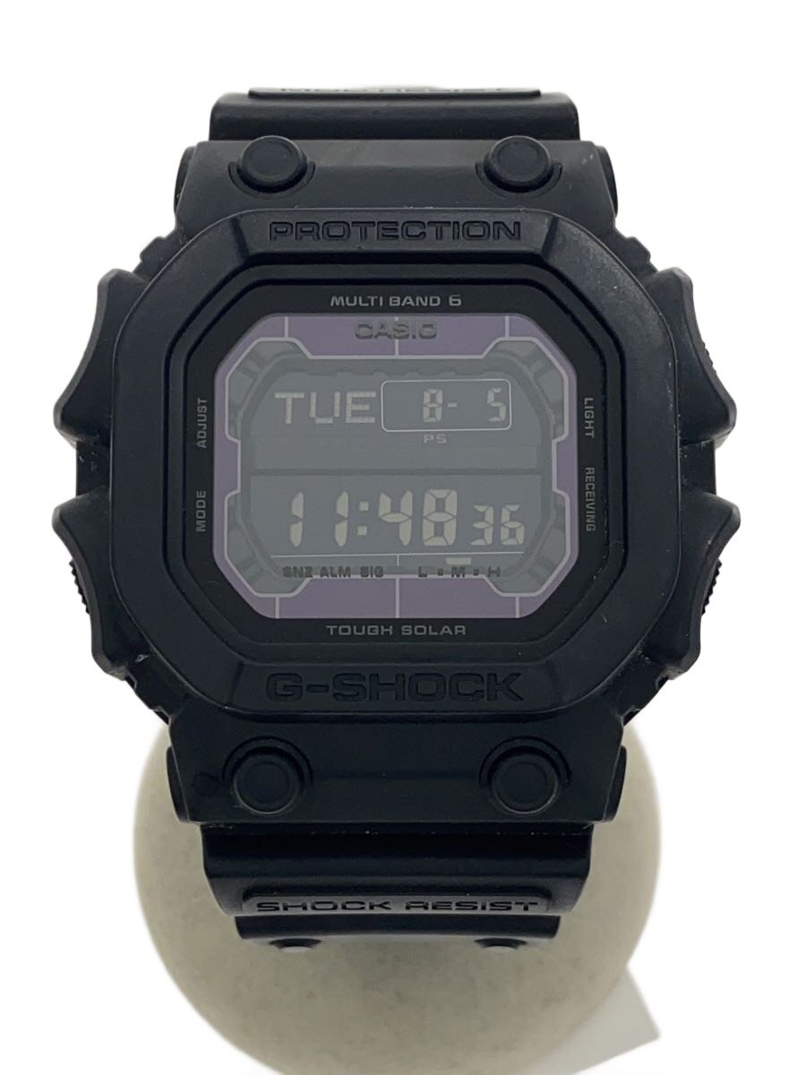 【中古】CASIO◆ソーラーウオッチ・G-SHOCK/デジタル/BLK/BLK【服飾雑貨他】