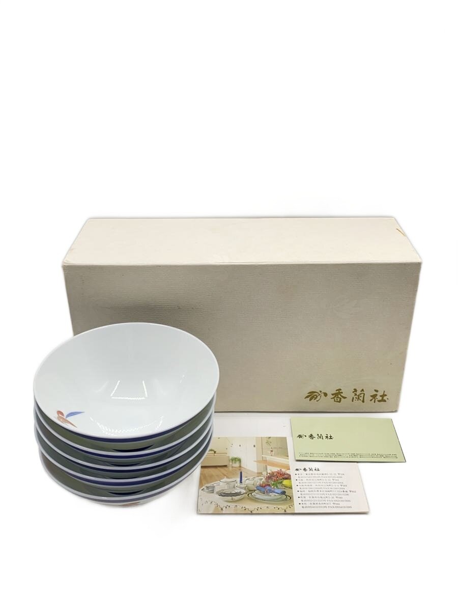 【中古】香蘭社◆和食器その他/5点セット/WHT【キッチン用品】