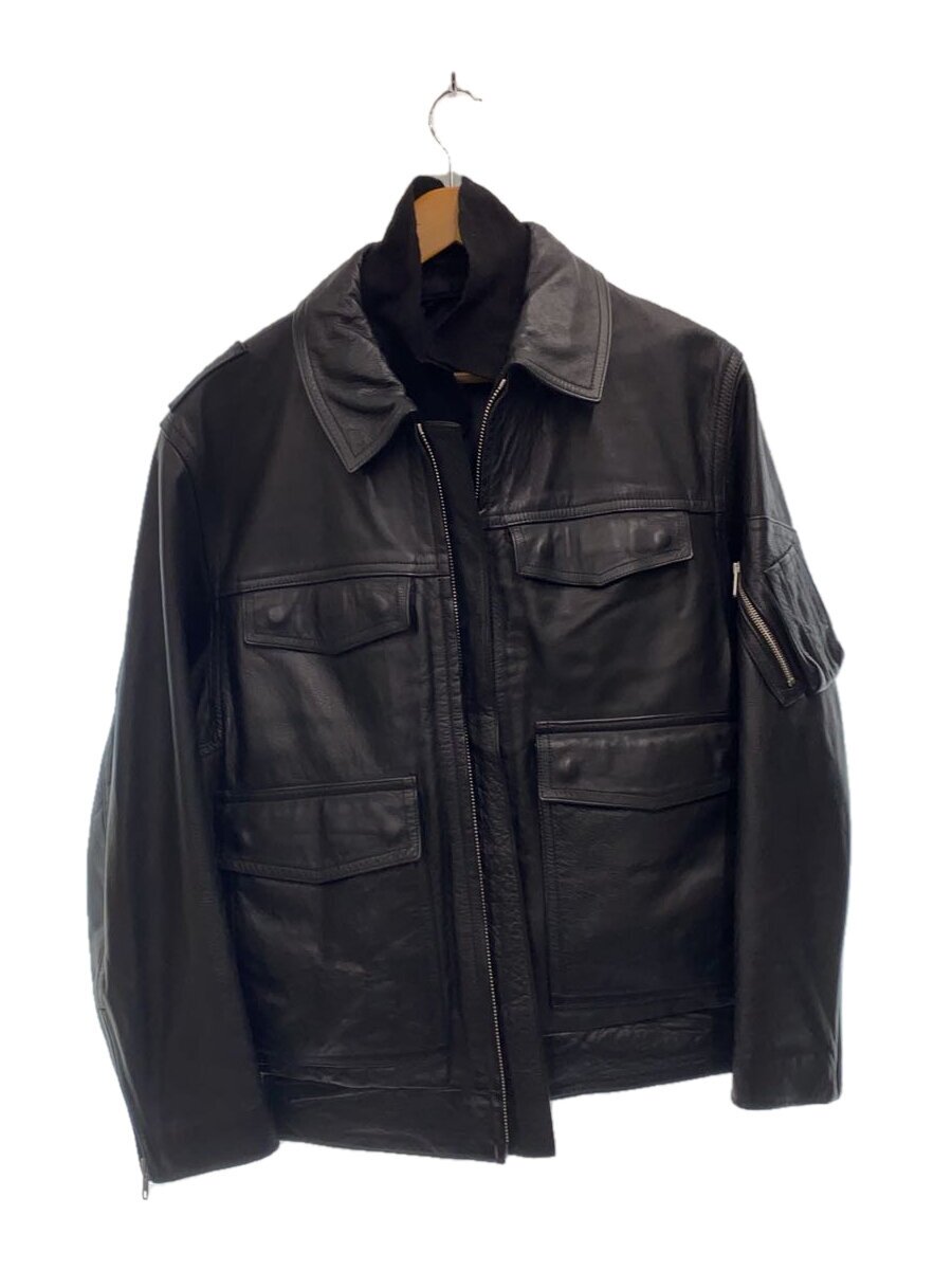 【中古】レザージャケット・ブルゾン/--/レザー/BLK/無地【メンズウェア】｜2ｎｄ STREET 店