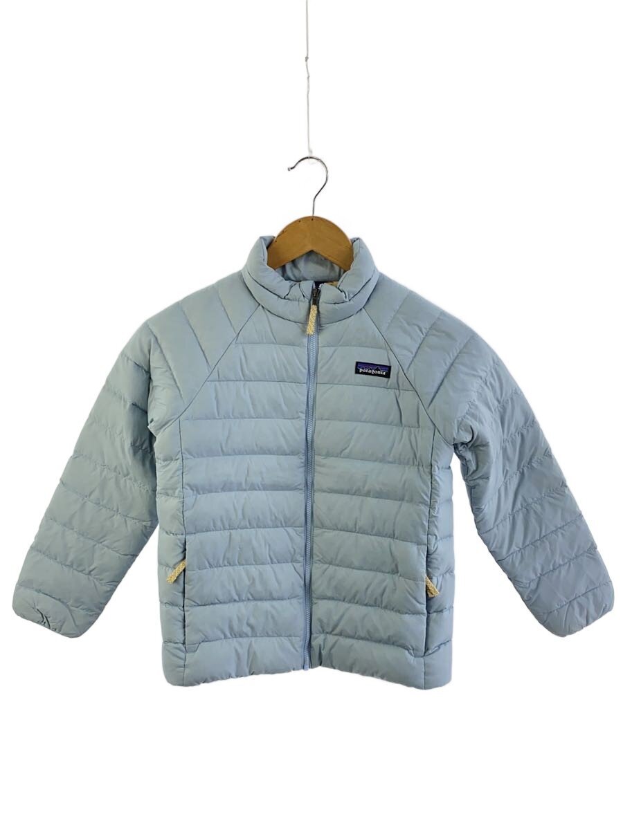 【中古】patagonia◆落ち込む上衣/S/ナイロン/BLU/無地【キッズ】