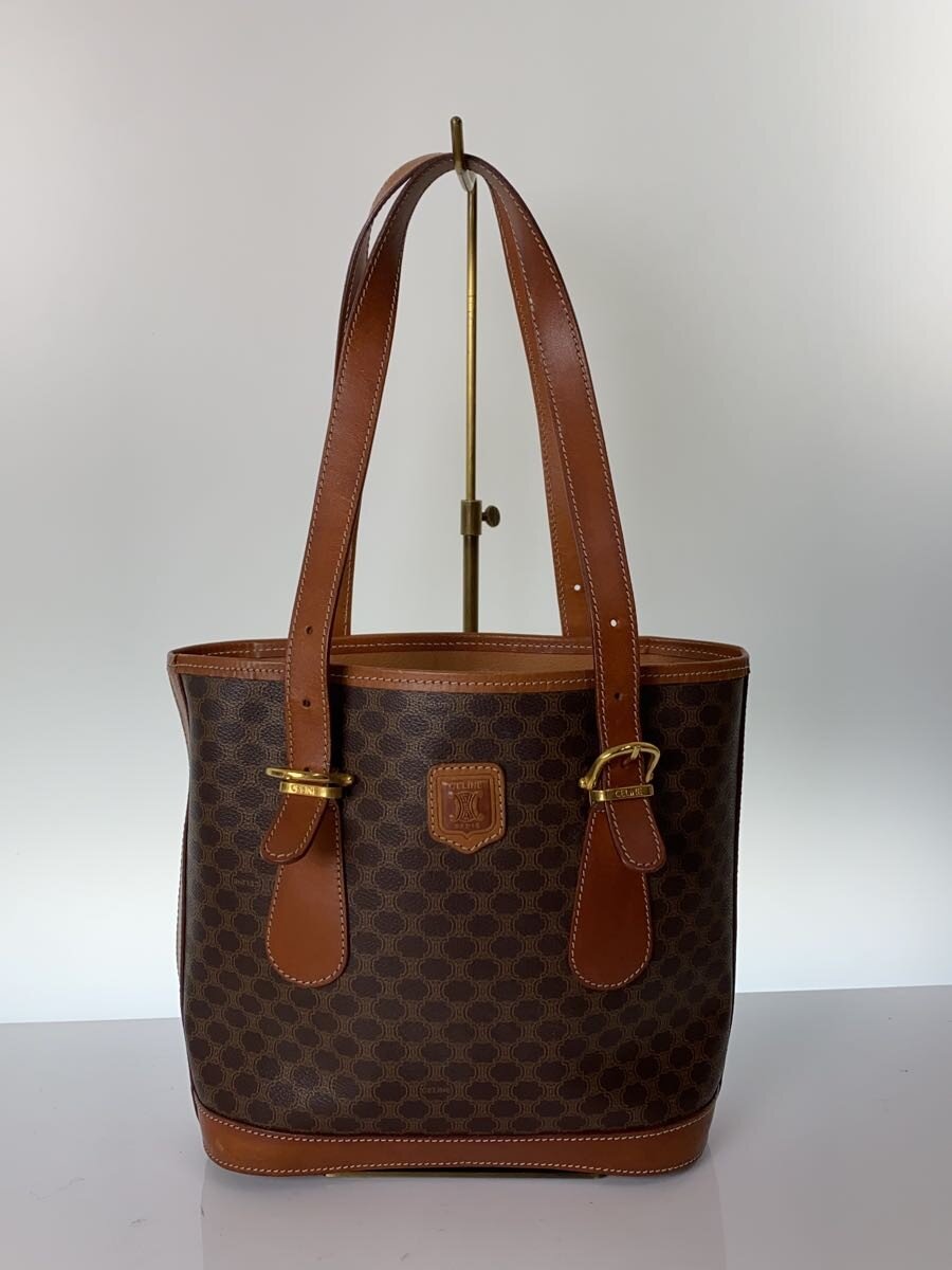 【中古】CELINE◆トートバッグ/--/BRW/総柄//【御徒面子】