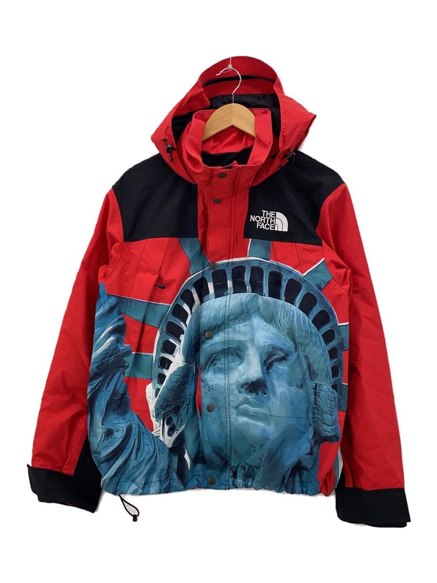 【中古】THE NORTH FACE◆STATUE MOUNTAIN JACKET/S/ナイロン/RED/総柄【メンズウェア】｜2ｎｄ STREET 店