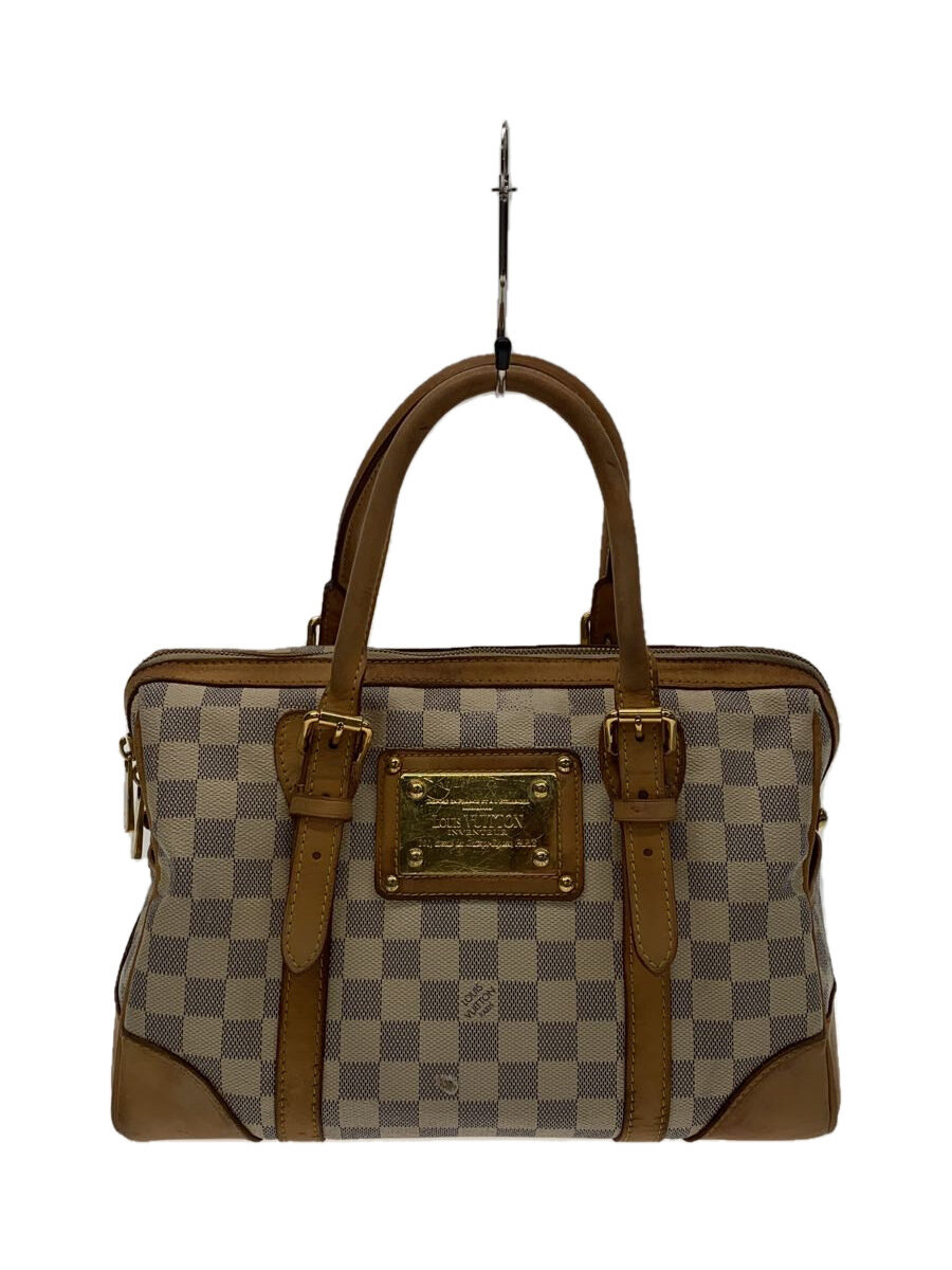 【中古】LOUIS VUITTON◆バークレー_ダミエ・アズール_WHT/PVC/WHT【バッグ】｜2ｎｄ STREET 店 39,754円