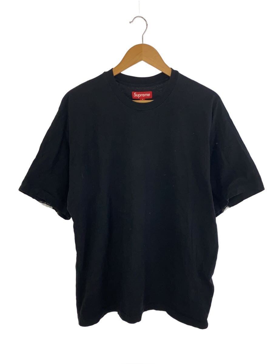 【中古】Supreme◆25SS/INTARSIA/プルオーバー/M/綿織物/BLK/刷り上げる//【メンズウェア】