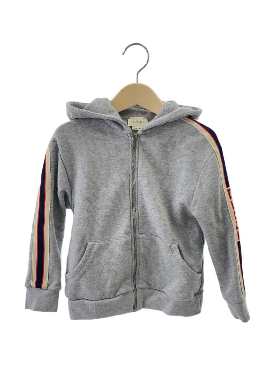 【中古】GUCCI◆パーカー/綿織物/GRY/540648//【キッズ】