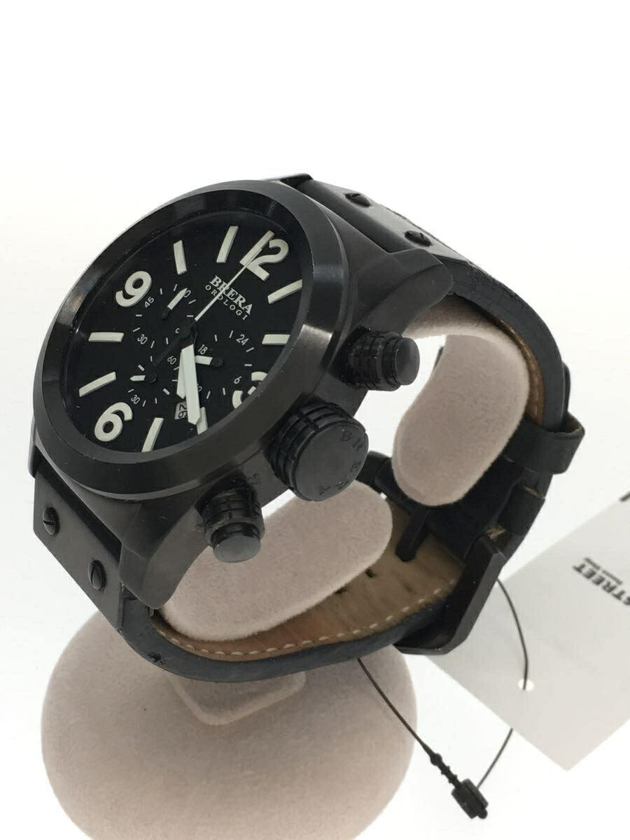 BRERA Orologi AC09 Quartz Watch Analog Rubber BLK Orn 846c