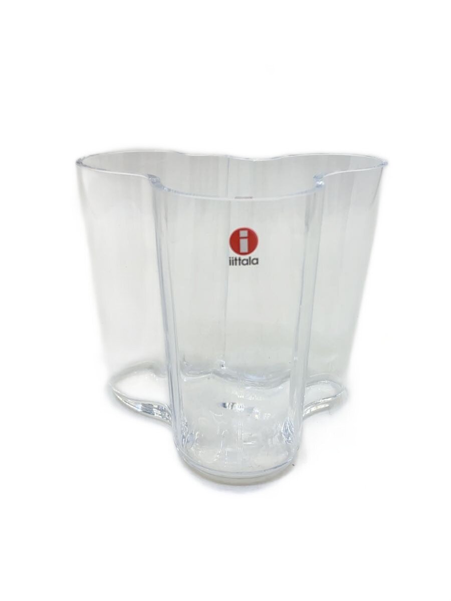 【中古】iittala◆アルヴァアアルト /壷・花立て/CLR【室内装飾小物・日用雑貨】