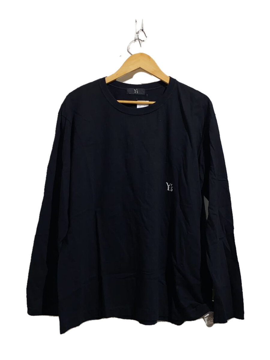 【中古】Y’s◆ワンポイント/長袖ティーシャツ/4/コール天/黒いこと/YK-T52-979【レディース御召しもの】