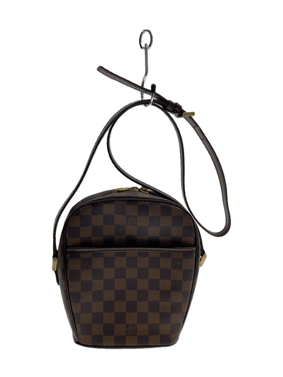 【中古】LOUIS VUITTON◆イパネマPM/N51294/ショルダーバッグ/ダミエ/BRW/PVC/LV【御徒面子】