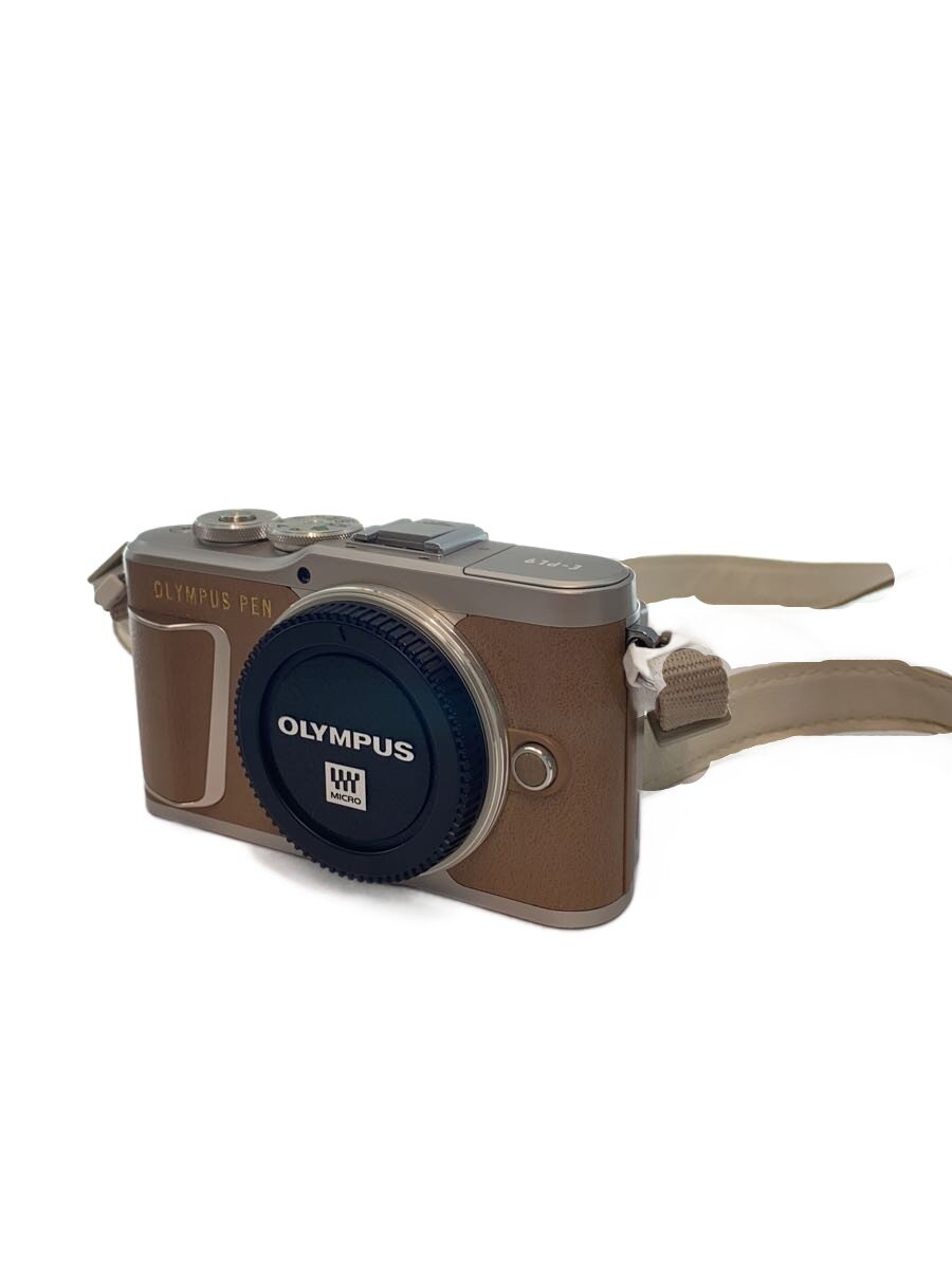 【中古】OM SYSTEM(OLYMPUS)◆デジタル一眼写真機 OLYMPUS PEN E-PL9 EZダブルズームキット [赤銅色]【写真機】